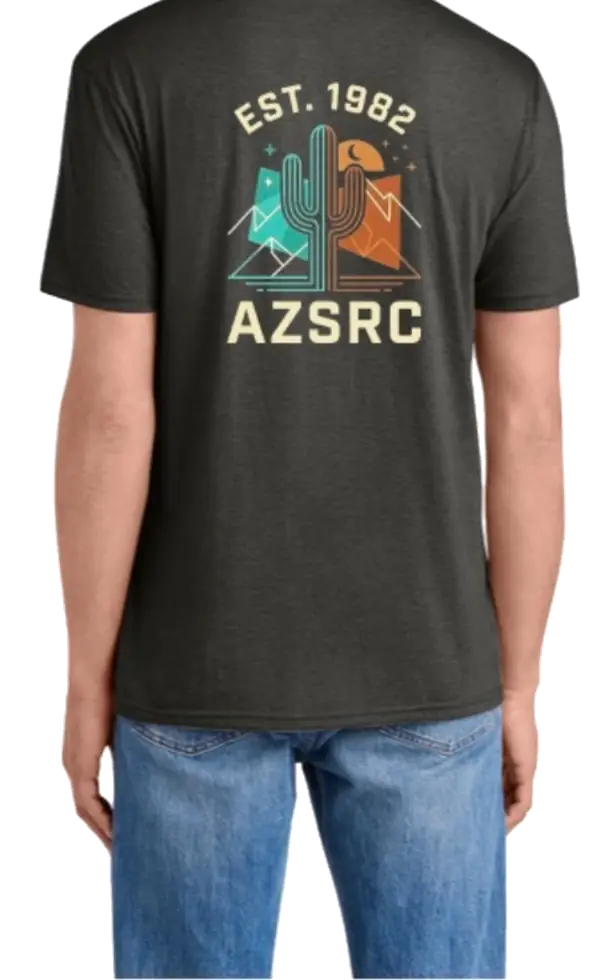 Desert back print tee
